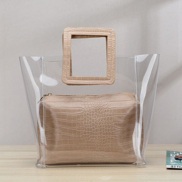 Composite Transparent Women's Fashion Beach Bags