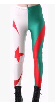 Women Leggings Flag Pentagram Printed Leggings