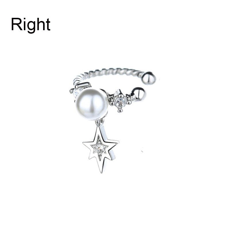 Fashion Frog Ear Cuffs Siliver Ear Cuff Clip Earrings For Women Earcuff No Piercing Fake Cartilage Earrings