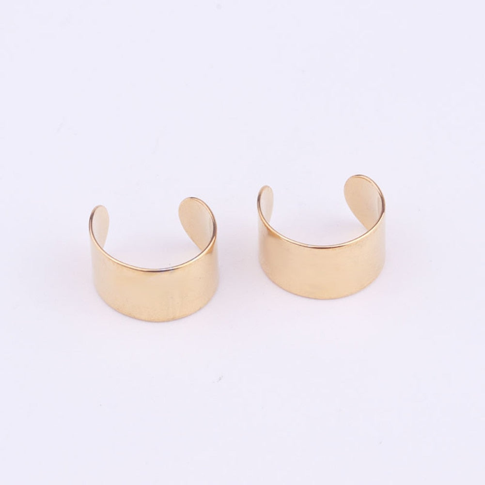 Fashion Frog Ear Cuffs Siliver Ear Cuff Clip Earrings For Women Earcuff No Piercing Fake Cartilage Earrings