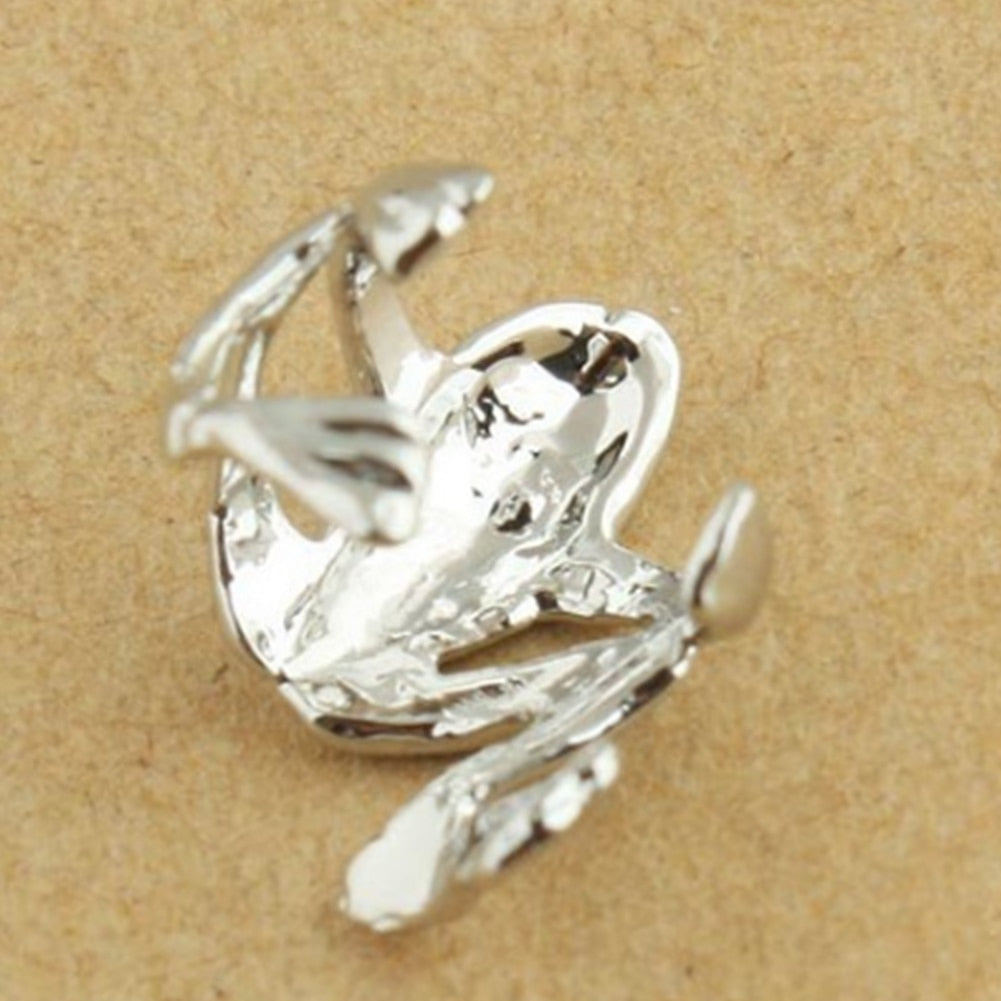 Fashion Frog Ear Cuffs Siliver Ear Cuff Clip Earrings For Women Earcuff No Piercing Fake Cartilage Earrings