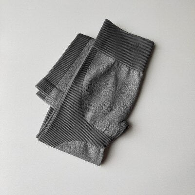 Seamless Sports Tights Woman Fitness High Waist Yoga Pants.
