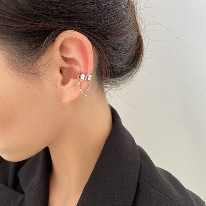 Fashion Frog Ear Cuffs Siliver Ear Cuff Clip Earrings For Women Earcuff No Piercing Fake Cartilage Earrings